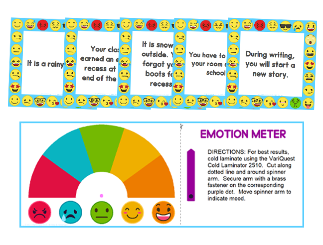 VariQuest output emotion meter task cards