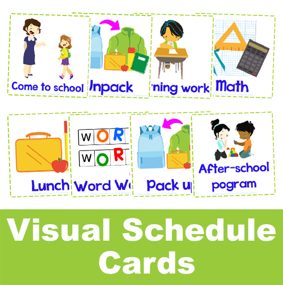 VariQuest motiva output visual schedule cards